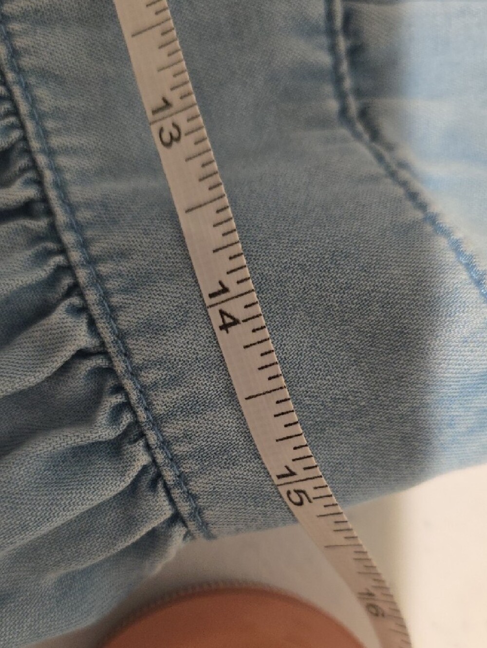 Levi's Light Blue Tie-Shoulder Button-Front Maxi Dress - Picture 9 of 13